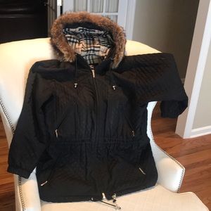 Burberry quilted hooded winter jacket